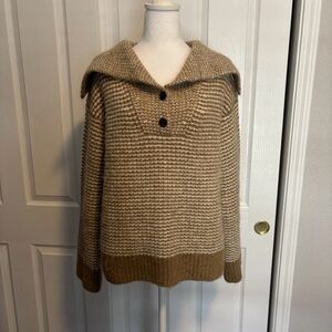Banana Republic Brown V-Neck Sweater